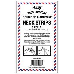 Deluxe Self Adhesive Neck Strips (5 pieces)